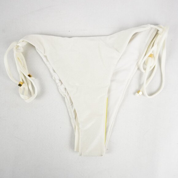 Baobab Alice Bikini Square Neckline Top & High Rise Bottoms in Pearl - Size M - Picture 9 of 15